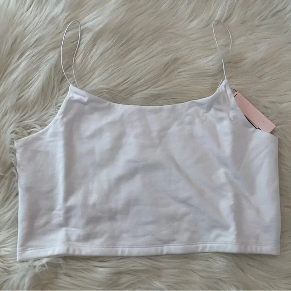 Victoria’s Secret Cotton Tank Top - NWT - Size Large - White - Picture 4 of 9